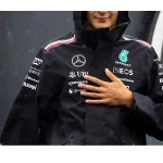2025 Veste coupe-vent Mercedes-Benz AMG Petronas F1 pour homme