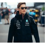 2025 Veste coupe-vent Mercedes-Benz AMG Petronas F1 pour homme