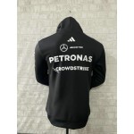 Sweat à capuche adidas Mercedes AMG Petronas F1 2025 Team Noir