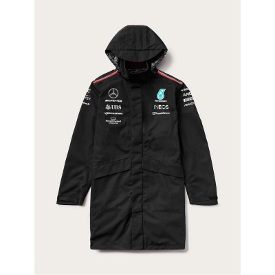 Veste de pluie de l'équipe Mercedes AMG Petronas F1 2025 Homme