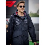 Veste de pluie de l'équipe Mercedes AMG Petronas F1 2025 Homme