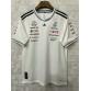 T-Shirt Mercedes AMG Petronas adidas F1 2025 Team Driver Blanc