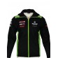 Veste Softshell Kawasaki Racing Capuche Homme 2025 Blouson MotoGP KW11 Noir Vert