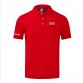 2022 Polo Audi Homme Manches Courtes Couleur Unie Coton Slim Fit