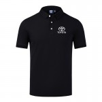 2022 Polo Toyota Homme Coton Col Boutonné Manches Courtes Classic Fit