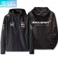 2024 Veste McLaren F1 Coupe-vent Imperméable Capuche Homme