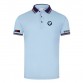 Polo BMW M Power Homme 2022 Coton Col Contrasté Slim Fit Manche Courte Voiture