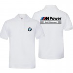 Polo BMW M Power Homme Motorsport Séchage Rapide Manche Courte
