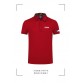 Polo BMW M Power Homme uni en coton piqué épais avec poignets cotelés