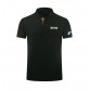 Polo BMW classique uni en coton piqué épais pour homme avec poignets cotelés