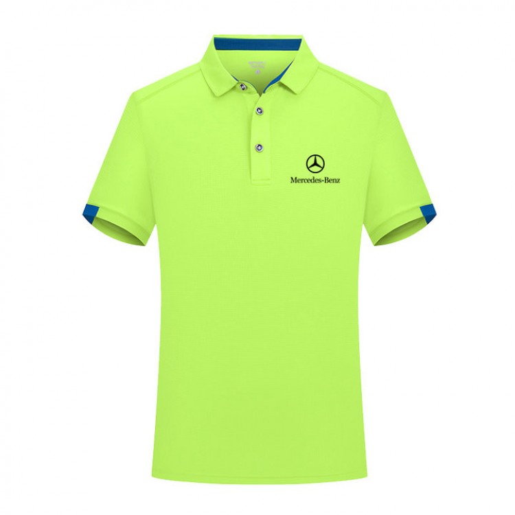 Polo Mercedes Benz Séchage Rapide pour Homme 2023 T-Shirts Manches Courtes