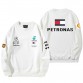 Sweatshirt Mercedes-AMG Petronas Motorsport Qualcomm Homme Coton Respirant